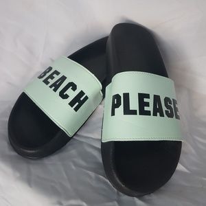 Beach Please Slides, PINK by Victoria Secret